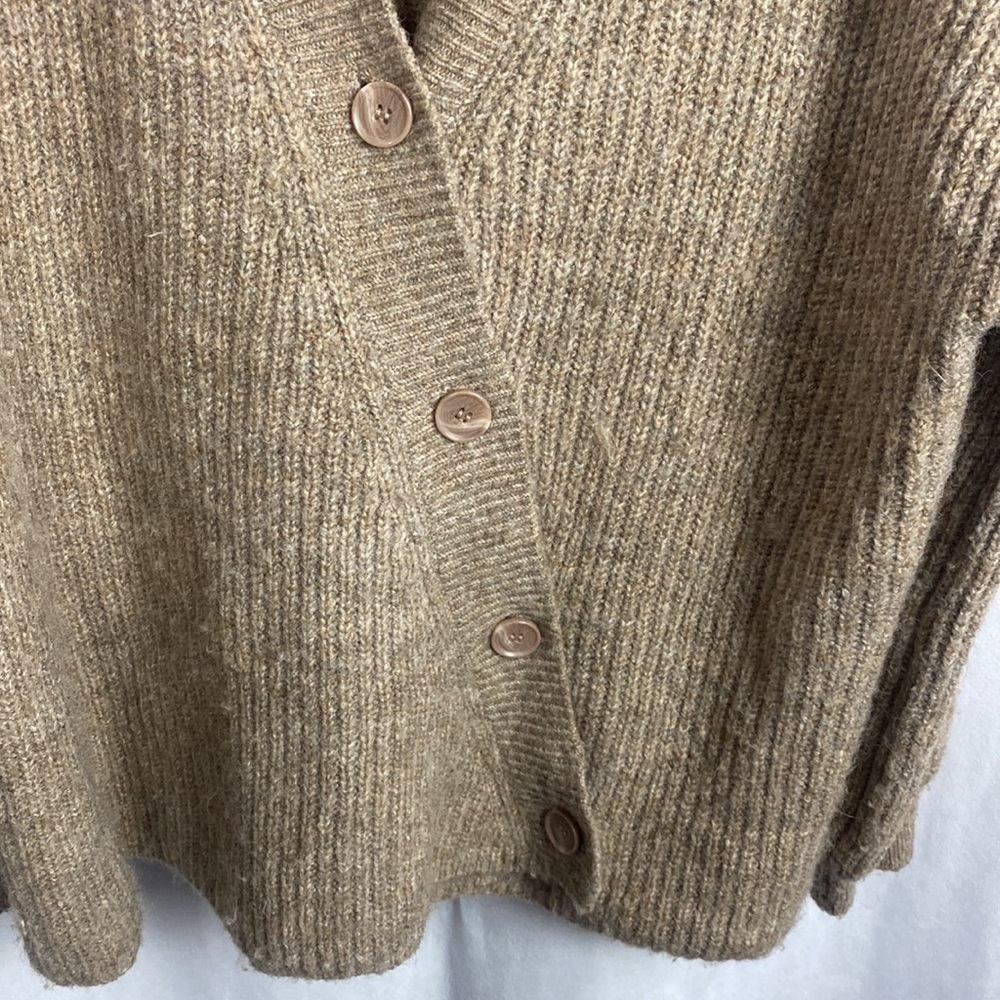 minimum The Melsa Cardigan Asymmetrical Cottage Core Knit - Size Small - Picture 6 of 12